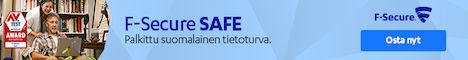 F-Secure SAFE ESD 1 vuodeksi 3 laitetta Win7/8/10/Mac/Android/iOS